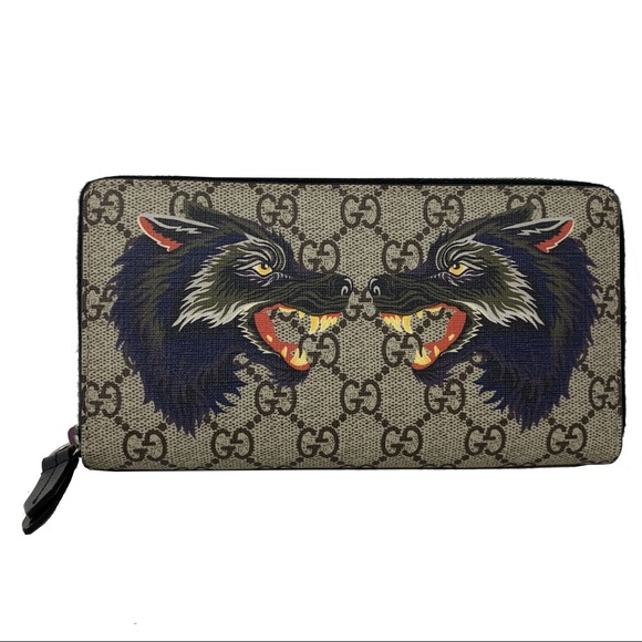 gucci wolf clutch